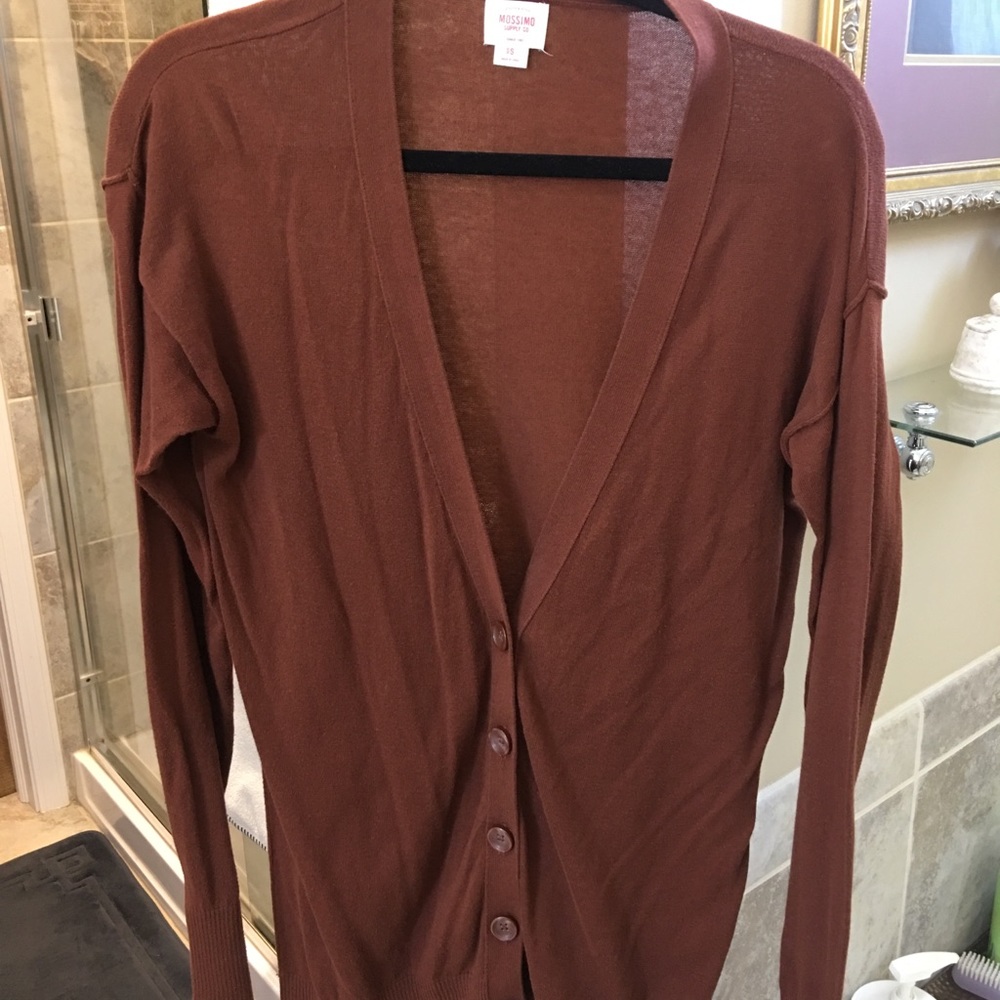 Mossimo Size Small (Will fit a M also) Lightweight Cardigan Sweater
